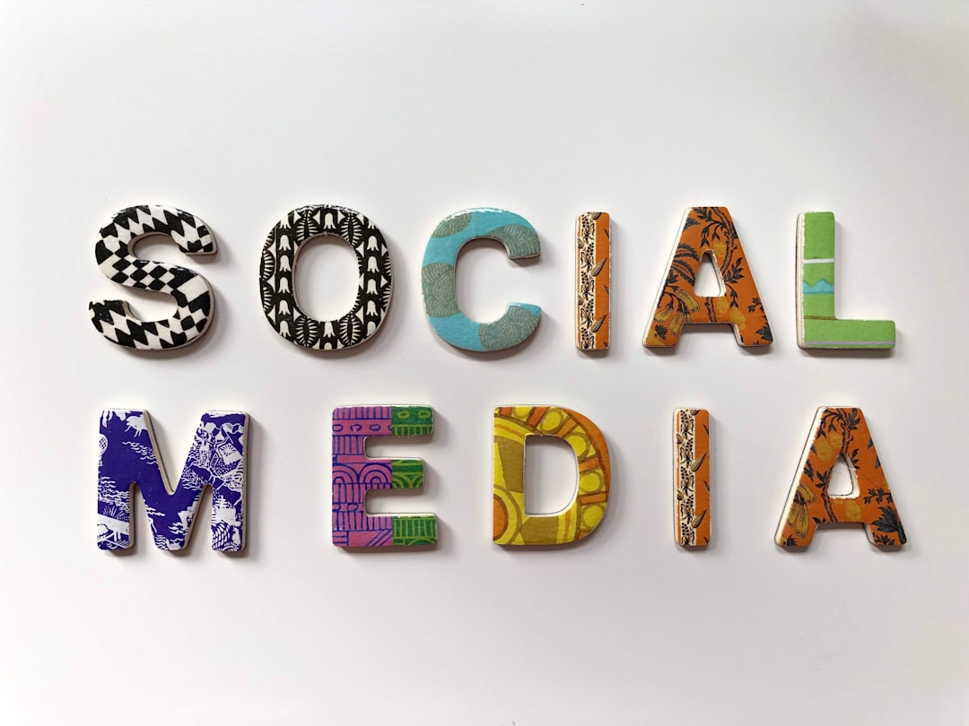 services-04 Social Media in Colorful Alphabets
